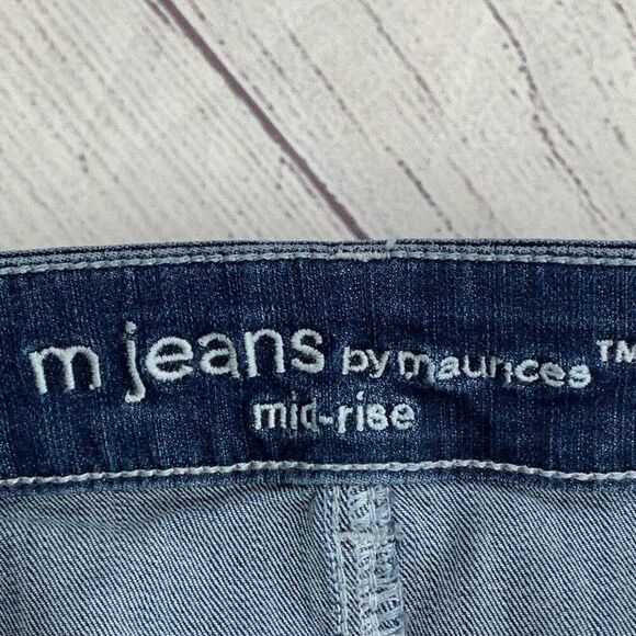 M Jeans Maurices 18 Extra Short Mid Rise Classic Skinny New NWT Inseam 26" - Picture 8 of 10